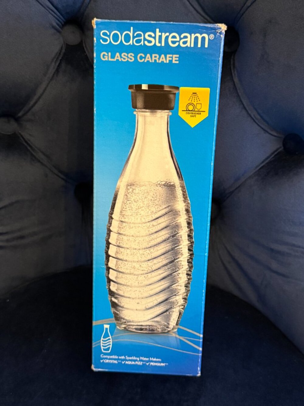 Glass 1-Liter Bottle SodaStream (NIB) - Picture 2 of 4